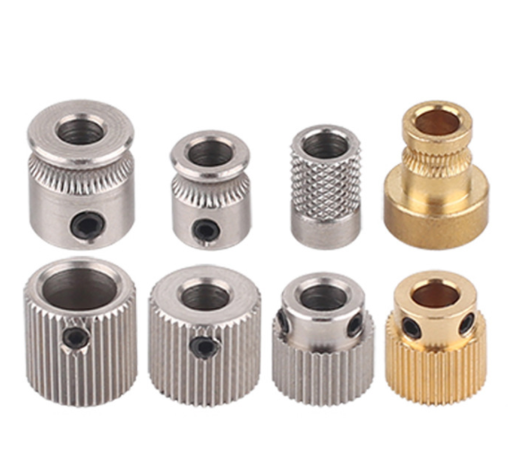 3D printer gear accessories brass stainless steel nozzle feeding