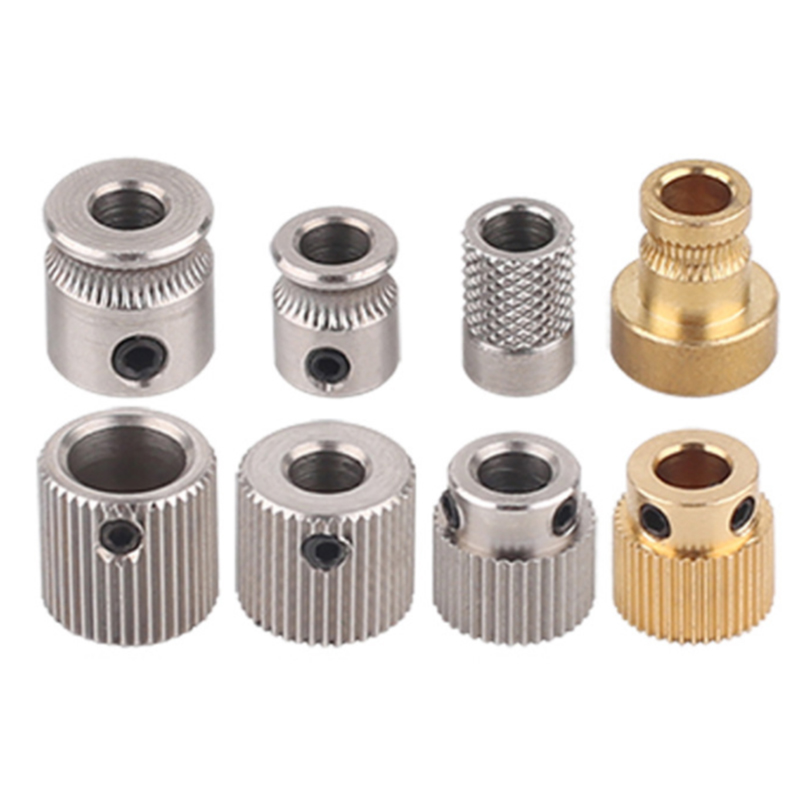 3D printer gear accessories brass stainless steel nozzle feeding